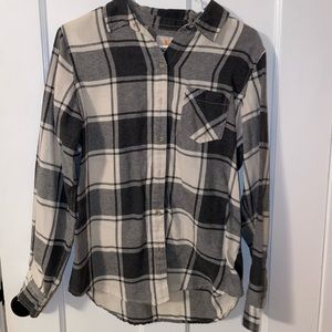 Women’s Cream & Black Flannel